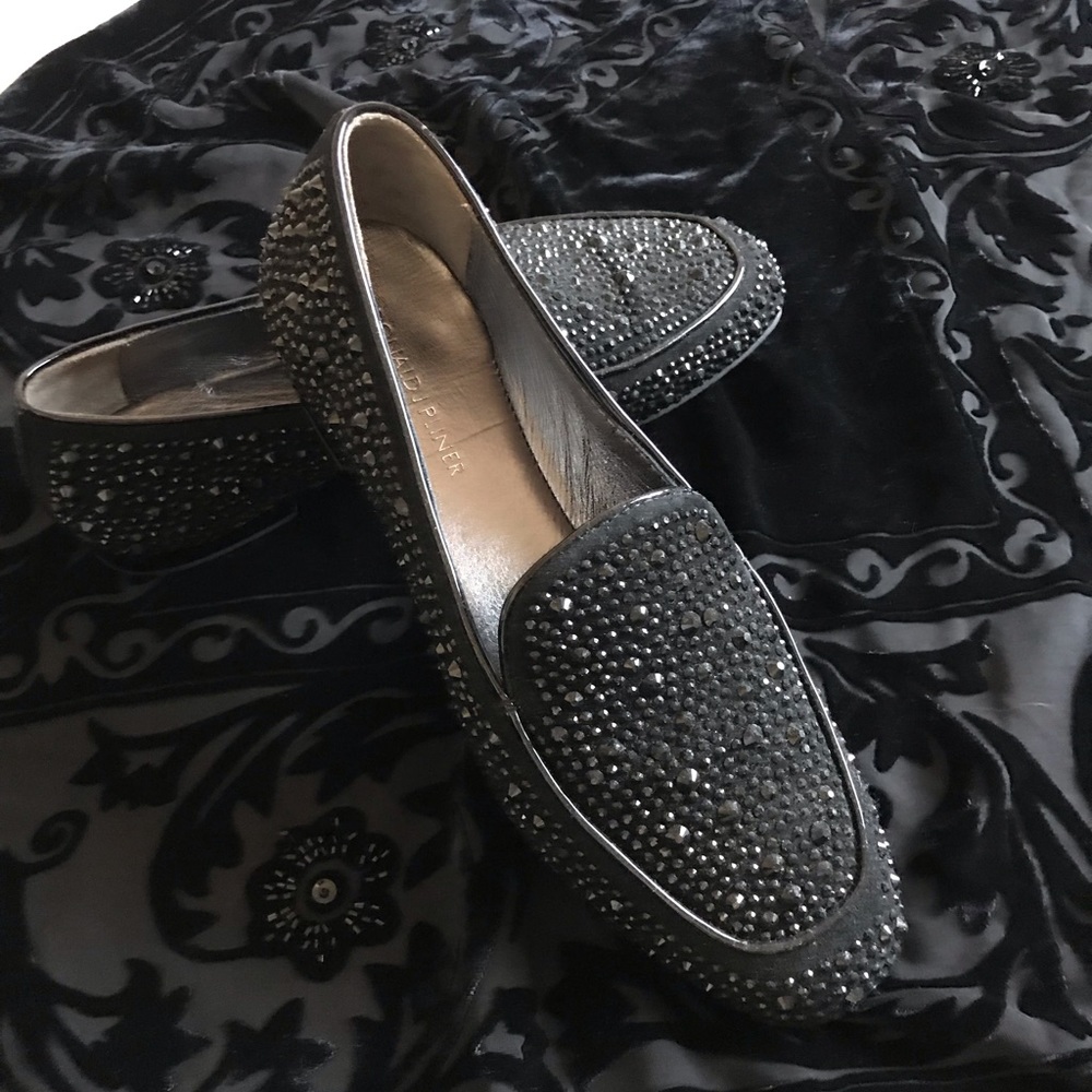 DONALD J PLINER Elegant Embellished Flats